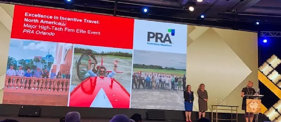 Site crystal award Excellence in incentive travel