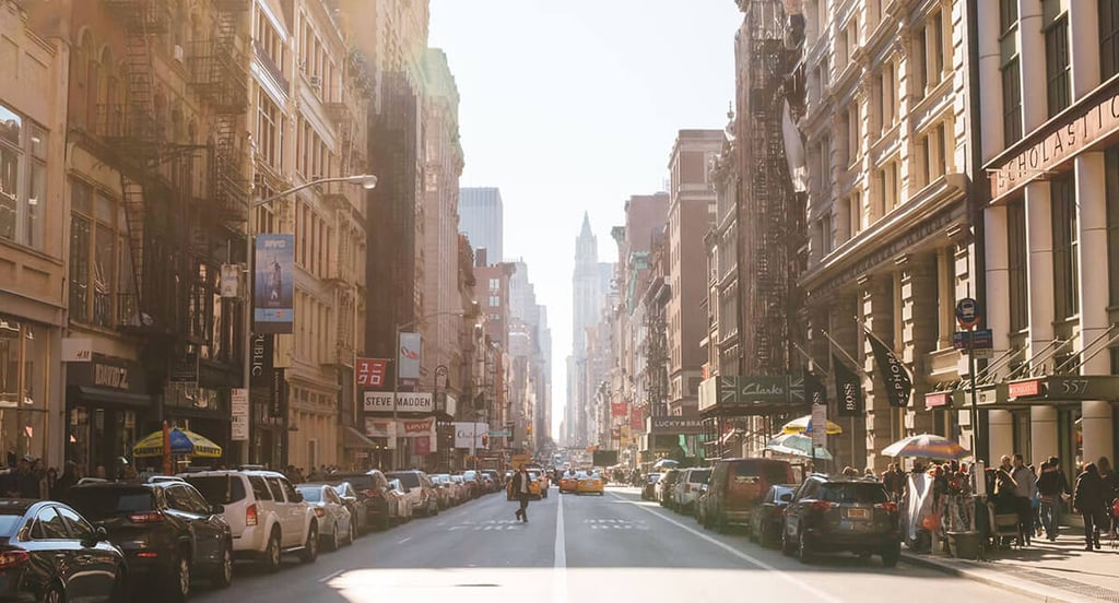 New York background