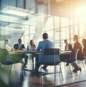 people at meeting room