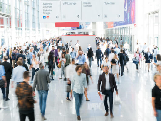 people at airport