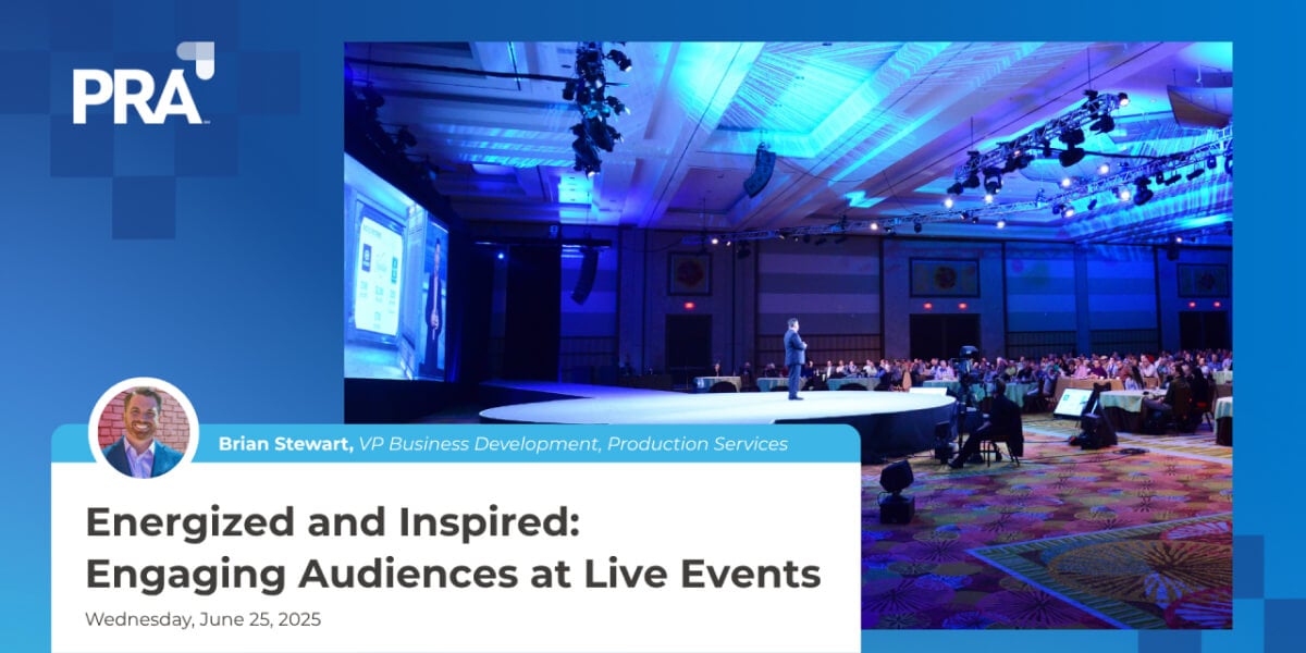 Energized and Inspired: Engaging audiences at live events.