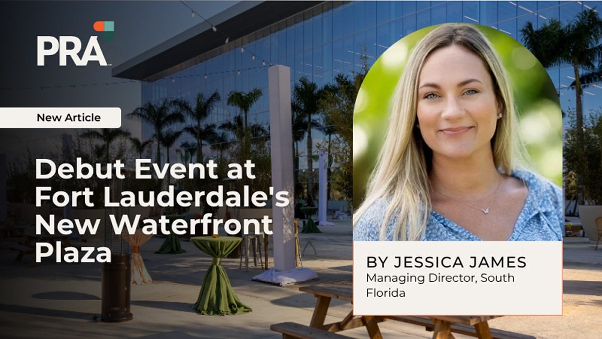 Debut Event at Fort Lauderdale's New Waterfront Plaza
