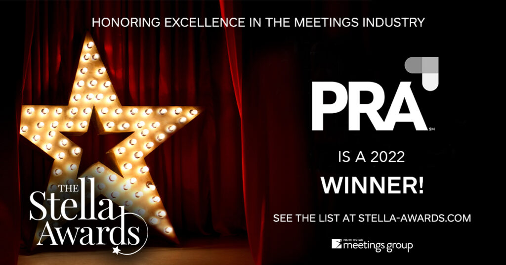 Pra Named Best Dmc With Stella Award - Pra Business Events